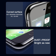 Load image into Gallery viewer, 3Pcs Full Cover Glass on For iPhone 7 8 Plus 6 6s 5 5s se Glass For iPhone X Xr Xs 11 Pro Max Tempered Glass Screen Protector