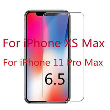 Load image into Gallery viewer, Tempered Glass For iPhone X XS MAX XR 4 4s 5 5s SE 5c Screen Protective Film For iPhone 6 6s 7 8 Plus X 11 Glass Protector