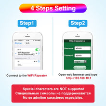 Load image into Gallery viewer, Wireless WiFi Repeater Wifi Extender 300Mbps WiFi Amplifier 802.11N Wi Fi Booster Long Range Repiter Wi-fi Repeater Access Point