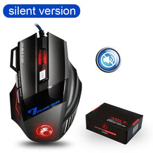 Load image into Gallery viewer, Ergonomic Wired Gaming Mouse 7 Button LED 5500 DPI USB Computer Mouse Gamer Mice X7 Silent Mause With Backlight For PC Laptop