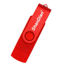 Load image into Gallery viewer, SHANDIAN USB flash drive OTG high Speed drive 64 GB 32 GB 16 GB 8 GB 4GB external storage double Application Micro USB Stick