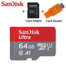 Load image into Gallery viewer, SanDisk A1 Memory Card 256GB 200GB 128GB 64GB 98MB/S 32GB 16GB Micro sd card Class10 UHS-1 flash card Memory Microsd TF/SD Card
