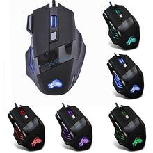 Load image into Gallery viewer, 5500DPI LED Optical USB Wired Gaming Mouse 7 Buttons Gamer Computer Mice for computer laptop desktop PC