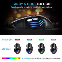Load image into Gallery viewer, Ergonomic Wired Gaming Mouse 7 Button LED 5500 DPI USB Computer Mouse Gamer Mice X7 Silent Mause With Backlight For PC Laptop