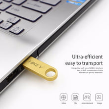 Load image into Gallery viewer, new TECHKEY usb flash drive 64GB 32GB 16GB 8GB 4GB pen drive pendrive флешка waterproof silver u disk memoria cel usb stick gift