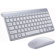 Load image into Gallery viewer, 2.4G Wireless Keyboard and Mouse Mini Multimedia Keyboard Mouse Combo Set For Notebook Laptop Mac Desktop PC TV Office Supplies