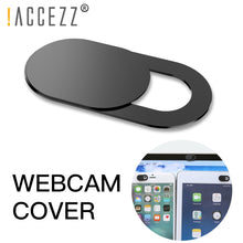 Load image into Gallery viewer, !ACCEZZ WebCam Cover Shutter Magnet Slider Plastic For iPhone Web Laptop PC For iPad Tablet Camera Mobile Phone Privacy Sticker