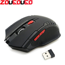 Load image into Gallery viewer, 2.4GHz Wireless Mice With USB Receiver Gamer 2000DPI Mouse For Computer PC Laptop