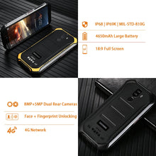 Load image into Gallery viewer, Upgrade 3GB+32GB DOOGEE S40 MTK6739 Quad Core Android 9.0 4G Network Rugged Mobile Phone IP68 5.5inch Display 4650mAh 8.0MP NFC