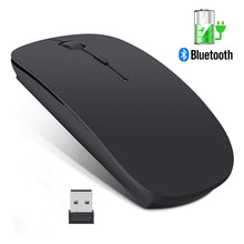Load image into Gallery viewer, Wireless Mouse Computer Bluetooth Mouse Silent PC Mause Rechargeable Ergonomic Mouse 2.4Ghz USB Optical Mice For Laptop PC