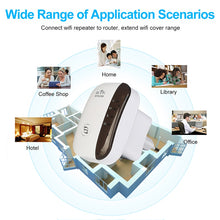 Load image into Gallery viewer, Wireless Wifi Repeater Wifi Range Extender Router Wi-Fi Signal Amplifier 300Mbps WiFi Booster 2.4G Wi Fi Ultraboost Access Point