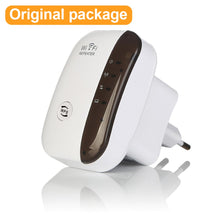 Load image into Gallery viewer, Wireless Wifi Repeater Wifi Range Extender Router Wi-Fi Signal Amplifier 300Mbps WiFi Booster 2.4G Wi Fi Ultraboost Access Point