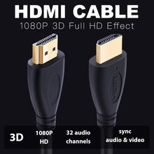 Load image into Gallery viewer, Shuliancable HDMI Cable High speed 1080P 3D gold plated cable hdmi for HDTV XBOX PS3 computer 0.3m 1m 1.5m 2m 3m 5m 7.5m 10m 15m