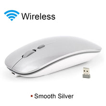 Load image into Gallery viewer, Wireless Mouse Computer Bluetooth Mouse Silent PC Mause Rechargeable Ergonomic Mouse 2.4Ghz USB Optical Mice For Laptop PC