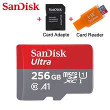 Load image into Gallery viewer, SanDisk A1 Memory Card 256GB 200GB 128GB 64GB 98MB/S 32GB 16GB Micro sd card Class10 UHS-1 flash card Memory Microsd TF/SD Card