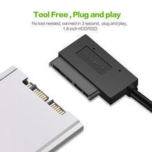 Load image into Gallery viewer, USB 3.0 SATA 3 Cable Sata to USB 3.0 Adapter Up to 6 Gbps Support 2.5 Inches External HDD SSD Hard Drive 22 Pin Sata III Cable