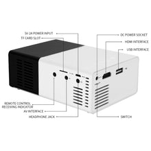 Load image into Gallery viewer, LEJIADA YG300 LED Mini Projector 320x240 Pixels Supports 1080P YG-300 HDMI USB Audio Portable Projector Home Media Video player
