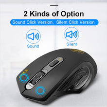 Load image into Gallery viewer, USB Wireless Mouse 2000DPI USB 2.0 Receiver Optical Computer Mouse 2.4GHz Ergonomic Mice For Laptop PC Sound Silent Mouse
