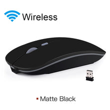 Load image into Gallery viewer, Wireless Mouse Computer Bluetooth Mouse Silent PC Mause Rechargeable Ergonomic Mouse 2.4Ghz USB Optical Mice For Laptop PC

