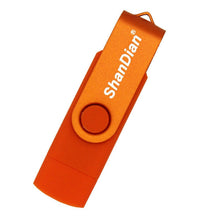 Load image into Gallery viewer, SHANDIAN USB flash drive OTG high Speed drive 64 GB 32 GB 16 GB 8 GB 4GB external storage double Application Micro USB Stick
