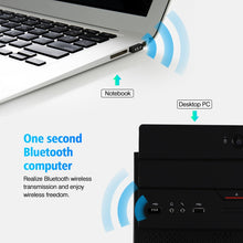 Load image into Gallery viewer, USB Bluetooth Adapters BT 5.0 USB Wireless Computer Adapter Audio Receiver Transmitter Dongles Laptop Earphone BLE Mini Sender
