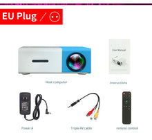 Load image into Gallery viewer, LEJIADA YG300 LED Mini Projector 320x240 Pixels Supports 1080P YG-300 HDMI USB Audio Portable Projector Home Media Video player
