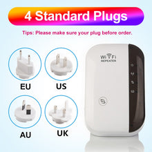Load image into Gallery viewer, Wireless WiFi Repeater Wifi Extender 300Mbps WiFi Amplifier 802.11N Wi Fi Booster Long Range Repiter Wi-fi Repeater Access Point
