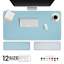 Load image into Gallery viewer, Double-side Portable Large Mouse Pad Gamer Waterproof PU Leather Suede Desk Mat Computer Mousepad Keyboard Table Cover for Dota
