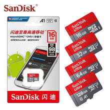 Load image into Gallery viewer, SanDisk A1 Memory card 400GB 256GB 200GB SDXC Micro sd card  TF card 128gb 64gb 32gb 16gb microsd flash cards tarjeta micro sd
