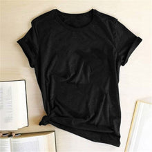 Load image into Gallery viewer, Hillbilly Women Bee Kind T-shirt Aesthetics Graphic Short Sleeve Cotton Polyester T Shirts Female Camisetas Verano Mujer 2020
