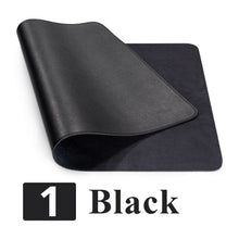 Load image into Gallery viewer, Double-side Portable Large Mouse Pad Gamer Waterproof PU Leather Suede Desk Mat Computer Mousepad Keyboard Table Cover for Dota
