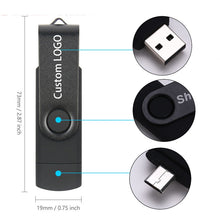Load image into Gallery viewer, SHANDIAN USB flash drive OTG high Speed drive 64 GB 32 GB 16 GB 8 GB 4GB external storage double Application Micro USB Stick
