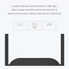 Load image into Gallery viewer, Xiaomi Mijia WiFi Repeater Pro 300M Mi Amplifier Network Expander Router Power Extender Roteador 2 Antenna for Router Wi-Fi
