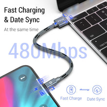 Load image into Gallery viewer, PZOZ Usb Cable For iphone cable 11 pro max Xs Xr X SE 2 8 7 6 plus 6s 5s ipad air mini 4 fast charging cables For iphone charger

