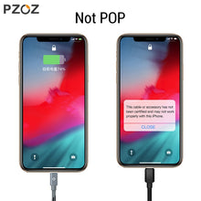 Load image into Gallery viewer, PZOZ Usb Cable For iphone cable 11 pro max Xs Xr X SE 2 8 7 6 plus 6s 5s ipad air mini 4 fast charging cables For iphone charger
