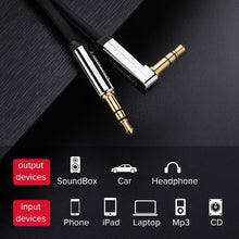 Load image into Gallery viewer, Ugreen AUX Cable Jack 3.5mm Audio Cable 3.5 mm Jack Speaker Cable for JBL Headphones Car Xiaomi redmi 5 plus Oneplus 5t AUX Cord
