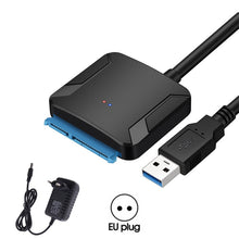 Load image into Gallery viewer, Rovtop USB 3.0 To SATA 3 Cable Sata To USB Adapter Convert Cables Support 2.5 Or 3.5 Inch External SSD HDD Adapter Hard Drive
