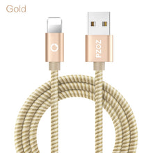 Load image into Gallery viewer, PZOZ Usb Cable For iphone cable 11 pro max Xs Xr X SE 2 8 7 6 plus 6s 5s ipad air mini 4 fast charging cables For iphone charger
