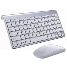 Load image into Gallery viewer, 2.4G Wireless Keyboard and Mouse Mini Multimedia Keyboard Mouse Combo Set For Notebook Laptop Mac Desktop PC TV Office Supplies

