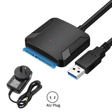 Load image into Gallery viewer, Rovtop USB 3.0 To SATA 3 Cable Sata To USB Adapter Convert Cables Support 2.5 Or 3.5 Inch External SSD HDD Adapter Hard Drive
