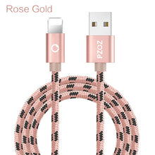 Load image into Gallery viewer, PZOZ Usb Cable For iphone cable 11 pro max Xs Xr X SE 2 8 7 6 plus 6s 5s ipad air mini 4 fast charging cables For iphone charger
