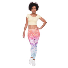 Load image into Gallery viewer, Brands Women Fashion Legging Aztec Round Ombre Printing leggins Slim High Waist  Leggings Woman Pants
