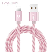 Load image into Gallery viewer, PZOZ Usb Cable For iphone cable 11 pro max Xs Xr X SE 2 8 7 6 plus 6s 5s ipad air mini 4 fast charging cables For iphone charger

