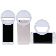 Load image into Gallery viewer, Universal Selfie Lamp Mobile Phone Lens Portable Flash Ring 36 LEDS  Luminous Ring Clip Light For iPhone 8 7 6 Plus Samsung
