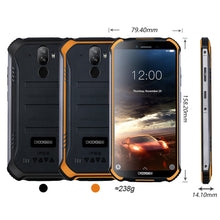Load image into Gallery viewer, Upgrade 3GB+32GB DOOGEE S40 MTK6739 Quad Core Android 9.0 4G Network Rugged Mobile Phone IP68 5.5inch Display 4650mAh 8.0MP NFC

