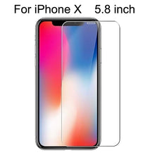 Load image into Gallery viewer, Tempered Glass For iPhone X XS MAX XR 4 4s 5 5s SE 5c Screen Protective Film For iPhone 6 6s 7 8 Plus X 11 Glass Protector
