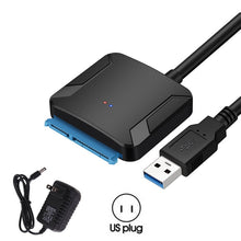 Load image into Gallery viewer, Rovtop USB 3.0 To SATA 3 Cable Sata To USB Adapter Convert Cables Support 2.5 Or 3.5 Inch External SSD HDD Adapter Hard Drive
