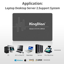Load image into Gallery viewer, KingDian SSD 1tb 120gb 240 gb 480gb 2tb SSD HDD 2.5&#39;&#39; SSD SATA SATAIII 512gb 256gb 128gb Internal Solid State Drive for Laptop
