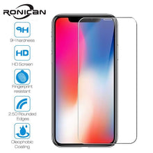 Load image into Gallery viewer, Tempered Glass For iPhone X XS MAX XR 4 4s 5 5s SE 5c Screen Protective Film For iPhone 6 6s 7 8 Plus X 11 Glass Protector
