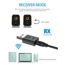 Load image into Gallery viewer, Mini USB Bluetooth 5.0 Transmitter Receiver Stereo Bluetooth RCA USB 3.5mm AUX For TV PC Headphones Home Stereo Car HIFI Audio

